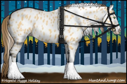 Horse Color:Amber Cream Champagne Tobiano Appaloosa 