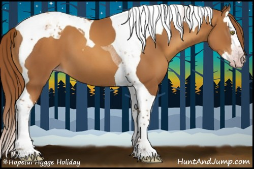 Horse Color:Gray Gold Champagne Splash Tobiano 