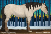 Horse Color:Gray Classic Champagne Roan Dun Rabicano 