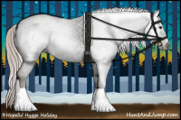 Horse Color:Gray Chocolate Palomino Tobiano Snowcap