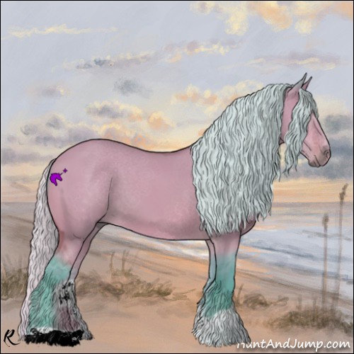 Horse Color:Watercolor Silver Bay Dun 