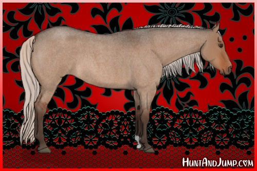 Horse Color:Silver Brown Roan Dun 