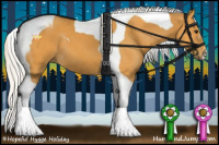 Horse Color:Silver Buckskin Tobiano 