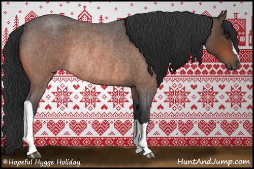 Horse Color:Brown Roan Rabicano 