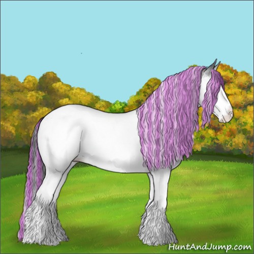 Horse Color:Painted Brown Chinchilla Splash Tobiano 