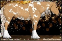 Horse Color:White Spotted Palomino Rabicano