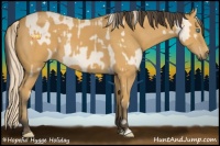 Horse Color:Perlino Sabino Rabicano and Buckskin Sabino Rabicano