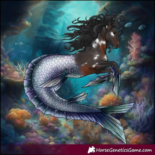 Horse Color:White Spotted Brown 