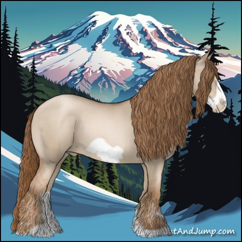 Horse Color:Liver Red Dun Pearl Frame