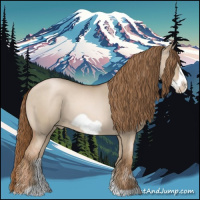 Horse Color:Liver Red Dun Pearl Frame