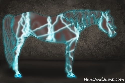 Horse Color:Thunderstruck Chocolate Black Chinchilla 