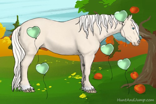 Horse Color:Cremello 