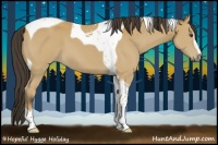 Horse Color:Buckskin Sabino Tobiano 