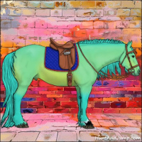 Horse Color:Watercolor Brown 