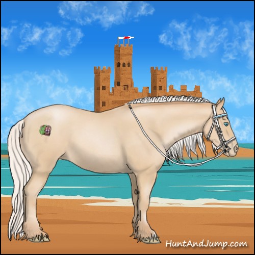 Horse Color:Silver Smoky Blue Roan Pearl 