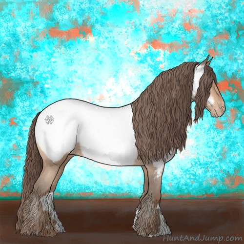 Horse Color:Amber Champagne Near Fewspot