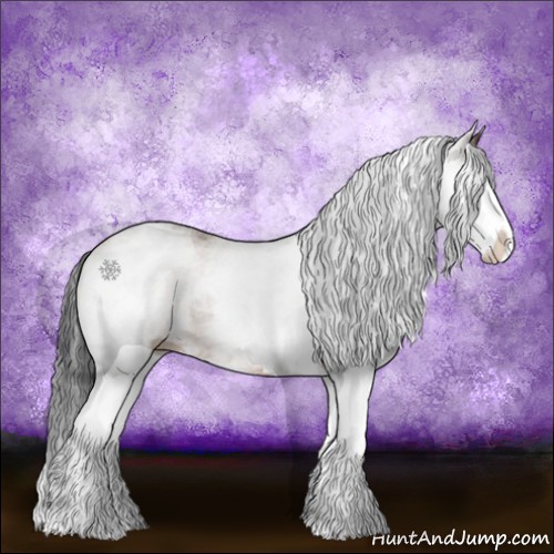 Horse Color:White Spotted Bay Splash Varnish 