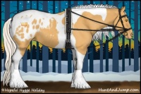 Horse Color:Silver Buckskin Tobiano Blanket 