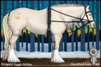 Horse Color:Perlino Roan 