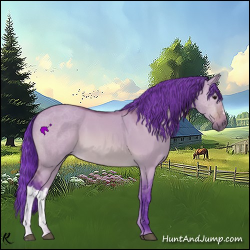 Horse Color:Watercolor Bay Dun 