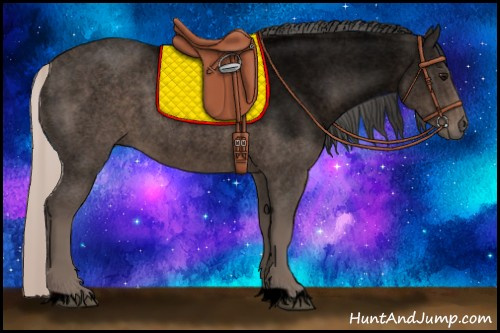 Horse Color:Void Silver Blue Roan 