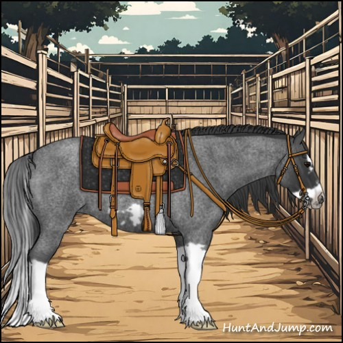 Horse Color:Blue Roan Splash Frame Rabicano
