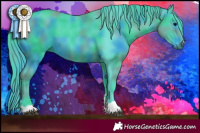 Horse Color:Nacre Watercolor Black