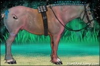 Horse Color:Silver Black 