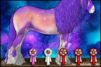 Horse Color:Watercolor Chocolate Blue Onyx Roan Appaloosa 