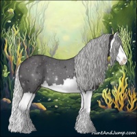 Horse Color:Silver Smoky Black Chinchilla Splash