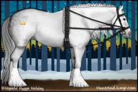 Horse Color:Gray White Spotted Black 