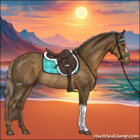 Horse Color:Chocolate Palomino Rabicano 