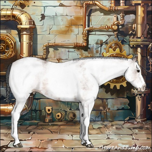 Horse Color:White Spotted Bay 