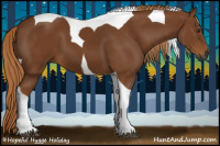 Horse Color:Gray Chestnut Tobiano 
