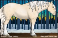 Horse Color:Silver Buckskin Roan Pearl Tobiano