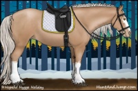 Horse Color:White Spotted Silver Black Pearl