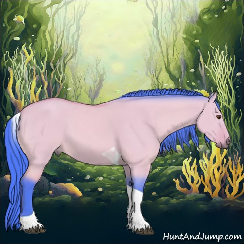 Horse Color:Watercolor Buckskin Dun Tobiano