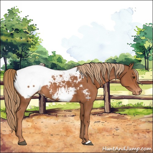 Horse Color:Chestnut Appaloosa 