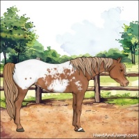 Horse Color:Chestnut Appaloosa 