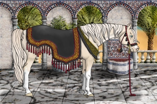 Horse Color:Gold Cream Champagne Pearl 