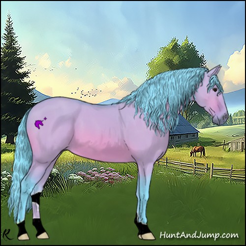 Horse Color:Watercolor Bay Dun 