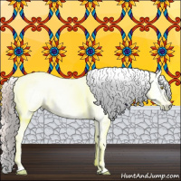 Horse Color:Gray Gold Champagne Fewspot 