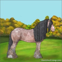 Horse Color:Painted Bay Ice Sabino