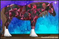 Horse Color:Liver Chestnut Tobiano 