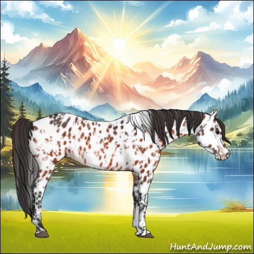 Horse Color:Bay Appaloosa and Bay Tobiano Appaloosa