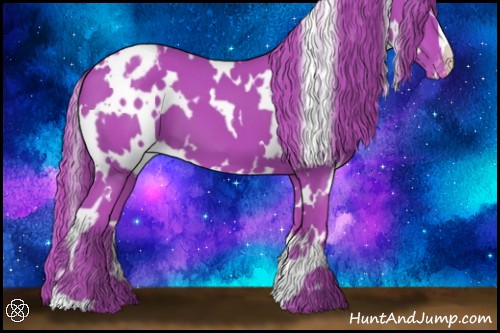 Horse Color:Watercolor White Spotted Liver Chestnut Appaloosa