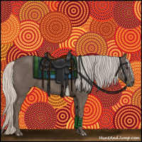 Horse Color:Silver Black
