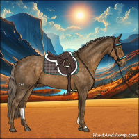 Horse Color:Chocolate Palomino Roan