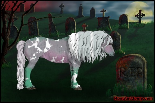 Horse Color:Watercolor White Spotted Silver Brown Dun