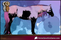 Horse Color:Void Watercolor Red Dun Splash and Void Watercolor Red Dun Splash